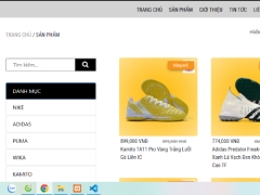 Code web bán hàng giày dép bằng [PHP & MySQL]